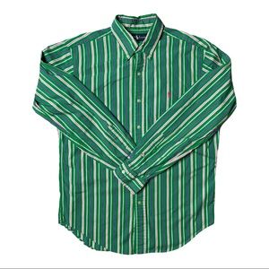 Polo Ralph Lauren Button Up Shirt Long Sleeve Men’s Size Small Green